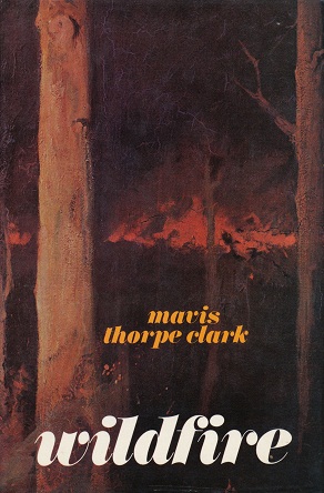 Cover: Detail from a painting of a bushfire.